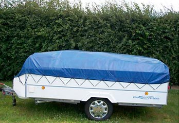 Small trailer easily stored