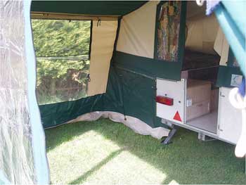 Second hand cheap trailer tents